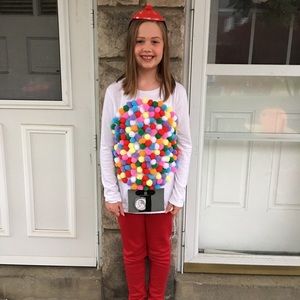 Cute Girls Bubblegum Halloween Costume